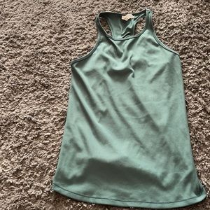 Green workout top